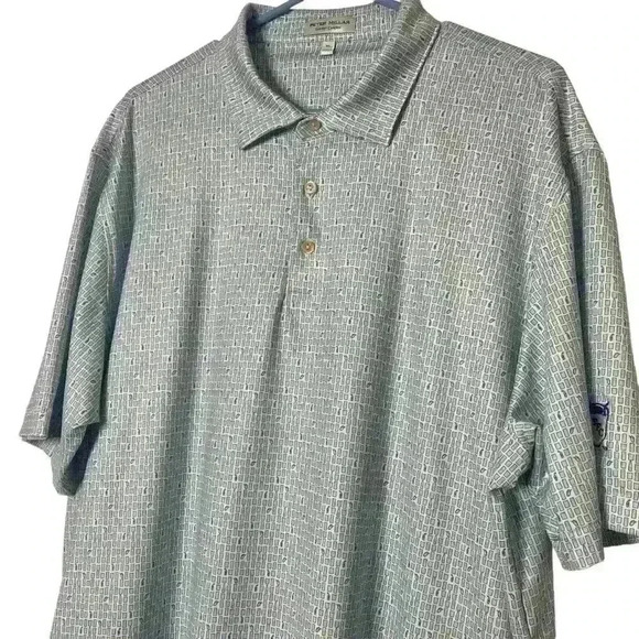 Peter Millar Crown Sport Summer Cowboy Men’s Performance Golf Polo Shirt,SZ-XL - Picture 4 of 8